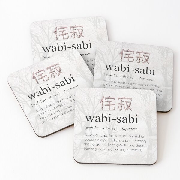 Item preview, Wabi-sabi Definition, Beautiful Japanese Word, Sakura Photography Print designed and sold by EnchantedWishes.