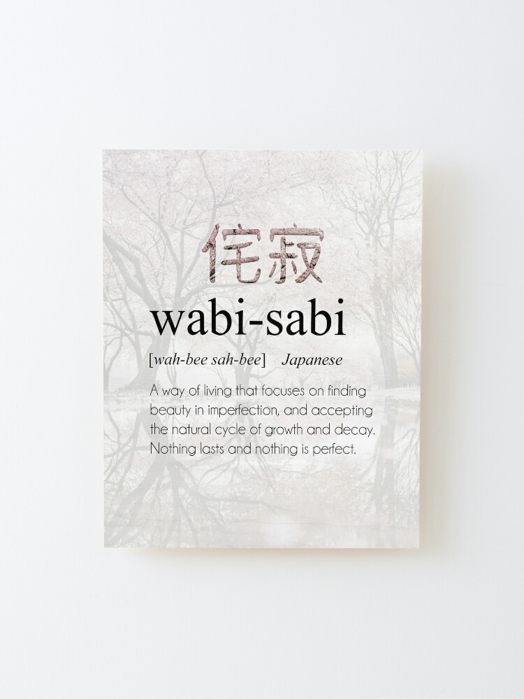 Mono No Aware Definition, Japanese Word Meaning Poster for Sale by  EnchantedWishes