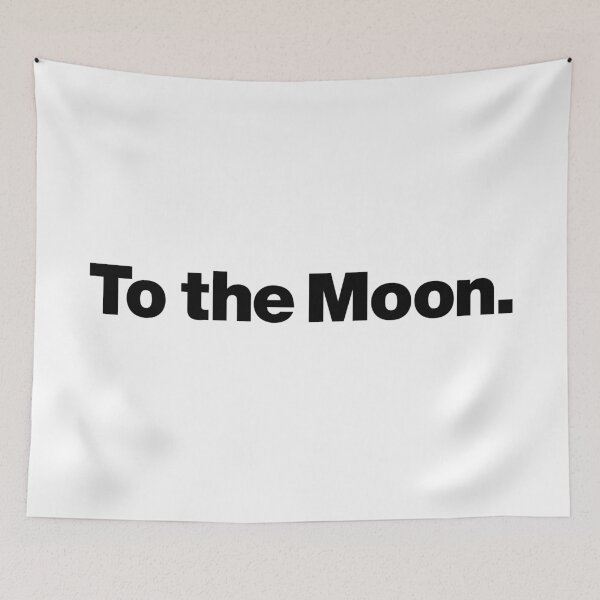 Item preview, To the Moon. (black) designed and sold by dudethecreator.
