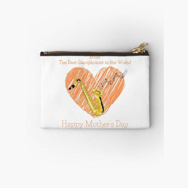 Item preview, Mother's Day - The Best Saxophonist in the World! - Orange Heart designed and sold by glide-products.