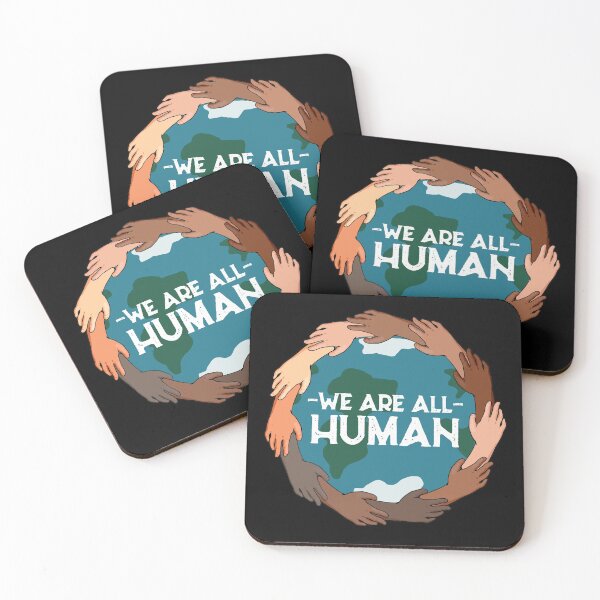 Item preview, Black Lives Matter We Are All Human Inspirational Quote Race Equality Gift designed and sold by alenaz.