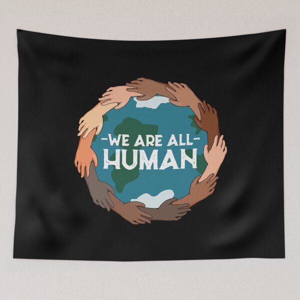 Item preview, Black Lives Matter We Are All Human Inspirational Quote Race Equality Gift designed and sold by alenaz.