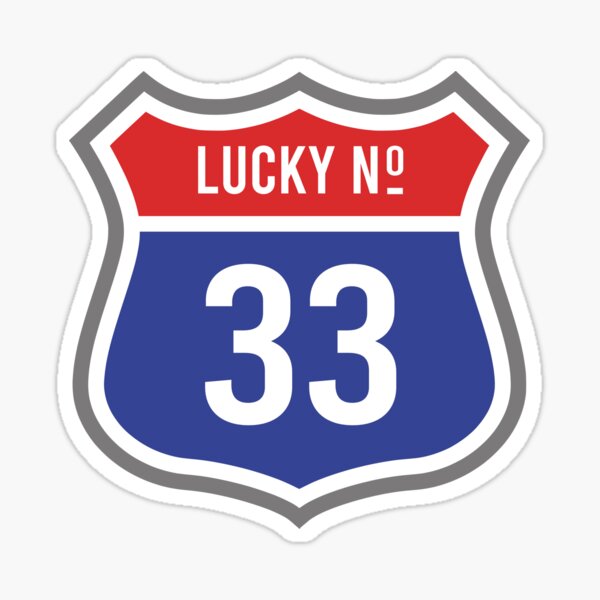 33 Number symbol' Sticker