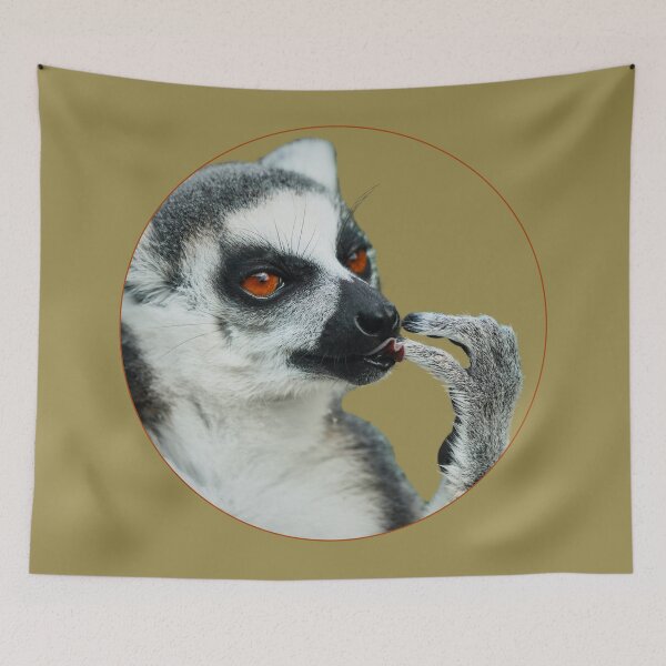 Item preview, Lemur ring-tailed lemur designed and sold by u1le901.