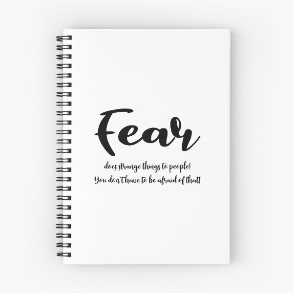 Item preview, Fear does strange things to people! designed and sold by Hilbert72.