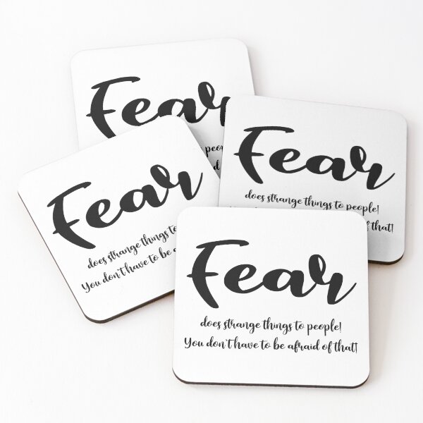 Item preview, Fear does strange things to people! designed and sold by Hilbert72.