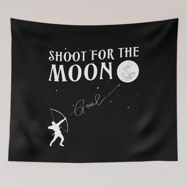 Item preview, Shoot For The Moon - Dream Big designed and sold by WiBto.