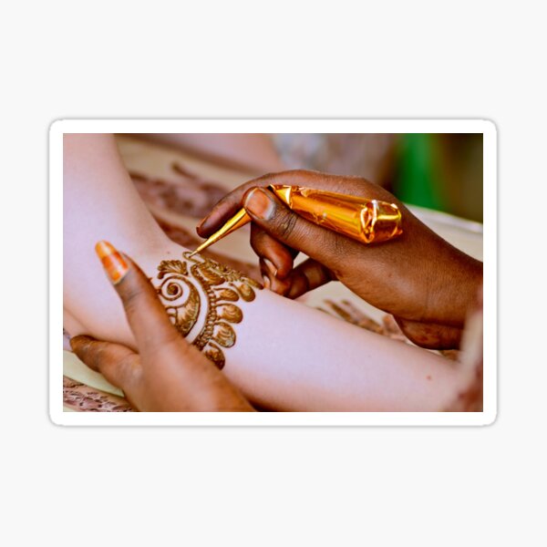 Mehendi For the Bride Sticker