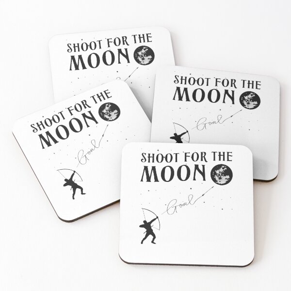 Item preview, Shoot For The Moon - Dream Big designed and sold by WiBto.