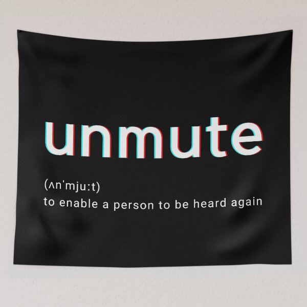 Item preview, Unmute Please - Funny Working From Home Humor - Remote Working - Relatable Zoom calls designed and sold by whatisonmymind.