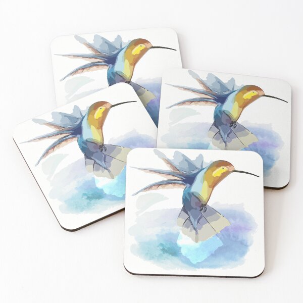 Item preview, Hummingbird watercolor designed and sold by AhMath.