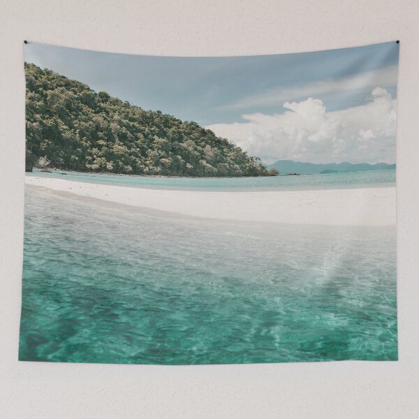 Item preview, White beach and turquoise sea, Mu Ko Chang National Park in Thailand designed and sold by Melissa Peltenburg.