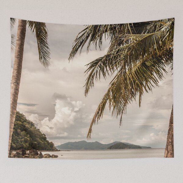 Item preview, Beach theme, palm trees on tropical island designed and sold by Melissa Peltenburg.