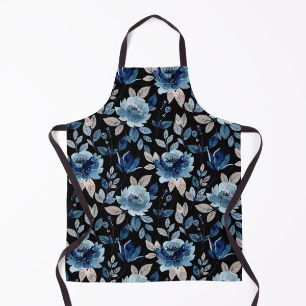 Item preview, Blue flowers pattern designed and sold by samer11.