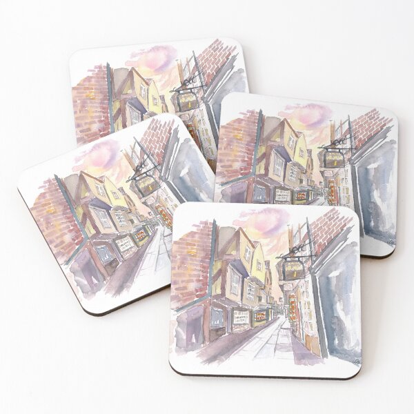 Item preview, York Yorkshire England The Shambles Street Scene designed and sold by artshop77.