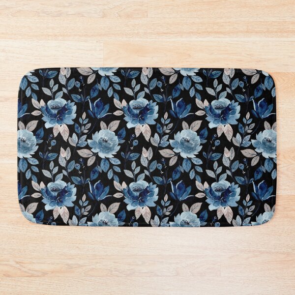 Item preview, Blue flowers pattern designed and sold by samer11.