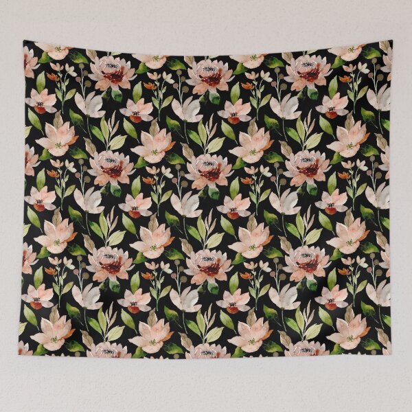 Item preview, Pink flowers pattern designed and sold by samer11.