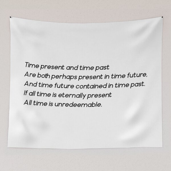 Item preview, Time present and time past (black) designed and sold by didijuca.