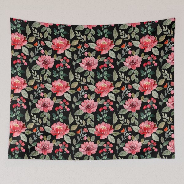 Item preview, Pink flowers pattern designed and sold by samer11.