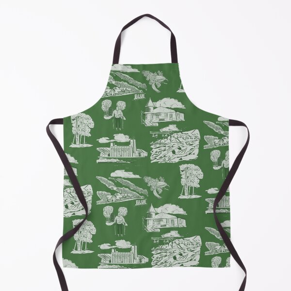 Item preview, Georgian Bay Toille de Jouy - Green designed and sold by Quick Brown Fox Canada.