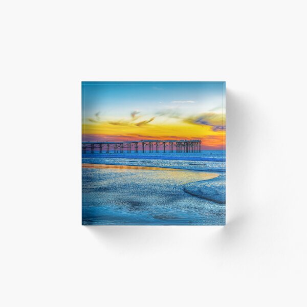 Artikelvorschau, Pacific Beach Pier bei Sonnenuntergang entworfen und verkauft von Fernando Margolles.