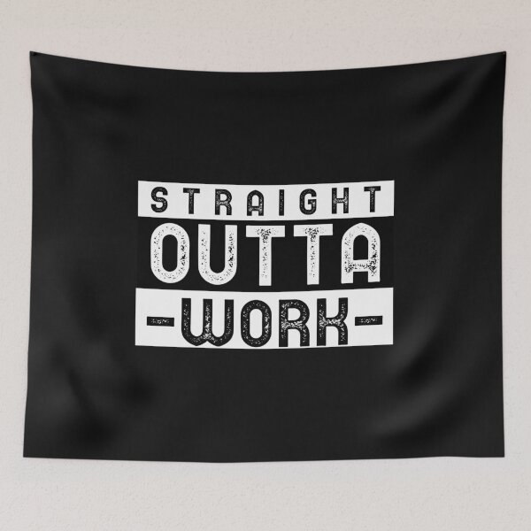 Item preview, Straight Outta Work designed and sold by DiscGolfTees.