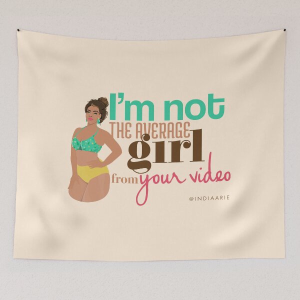 Item preview, I'm not the average girl from the video. designed and sold by ZoeStart.