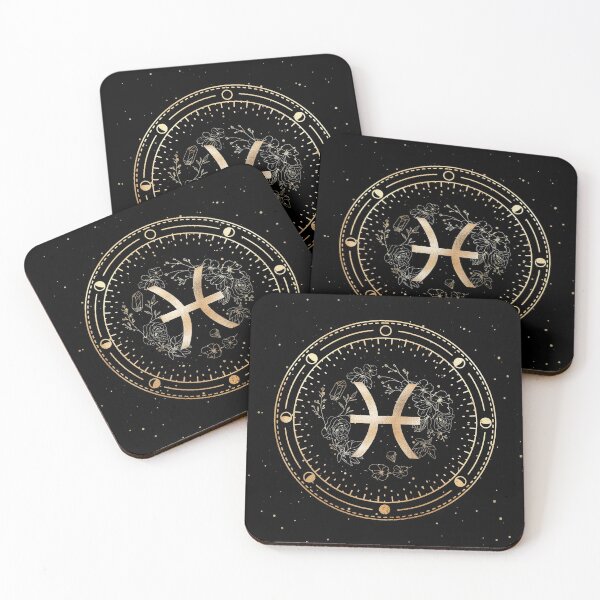 Item preview, Pisces Zodiac - Gold & Black designed and sold by kimcarlika.