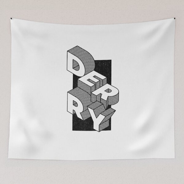 Item preview, Derry City Ireland North West Foyle Typography Print Designed in Ireland  designed and sold by Creative  Tagging.
