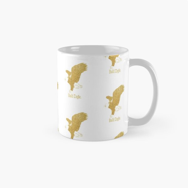 Item preview, Cute Golden Bald Eagle funny gift idea for wildlife and animals lovers  designed and sold by AYACHI90.