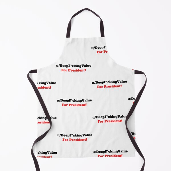 Item preview, u/DeepF*ckingValue For President! - WSB Reddit GME Investor Meme Movement designed and sold by Beyond Perception.