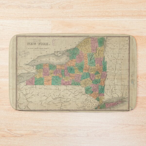 Item preview, New York Map Colorful designed and sold by Maestroedems.