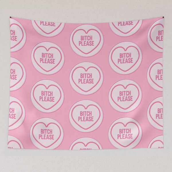 Item preview, Bitch Please Love Heart On Pink designed and sold by grinningskull.