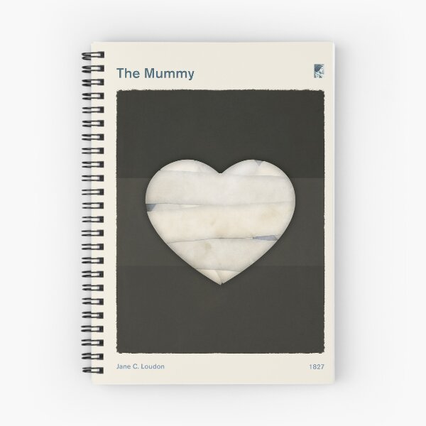 Item preview,  The Mummy, Jane C. Loudon Gothic Horror Literary Art for Bookworms designed and sold by RedHillPrints.