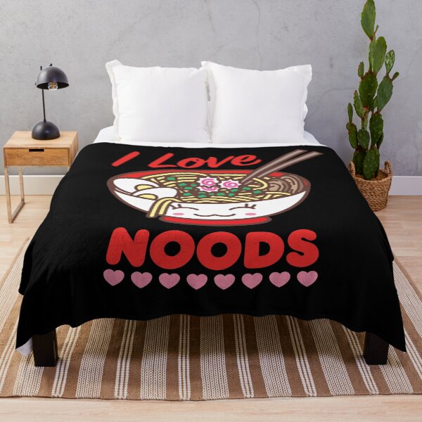 Item preview, I Love Noods Meme Funny Kawaii Ramen Noodle Bowl designed and sold by Art by s2ray.