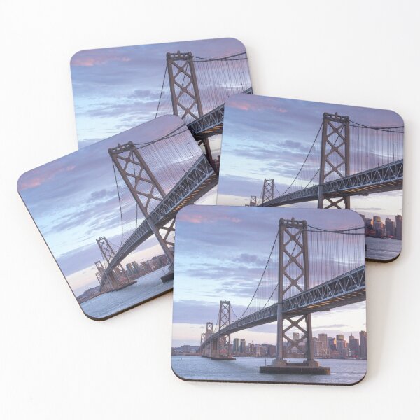 Item preview, Sunset over San Francisco-Oakland Bay Bridge and San Francisco Skyline designed and sold by yhelfman.