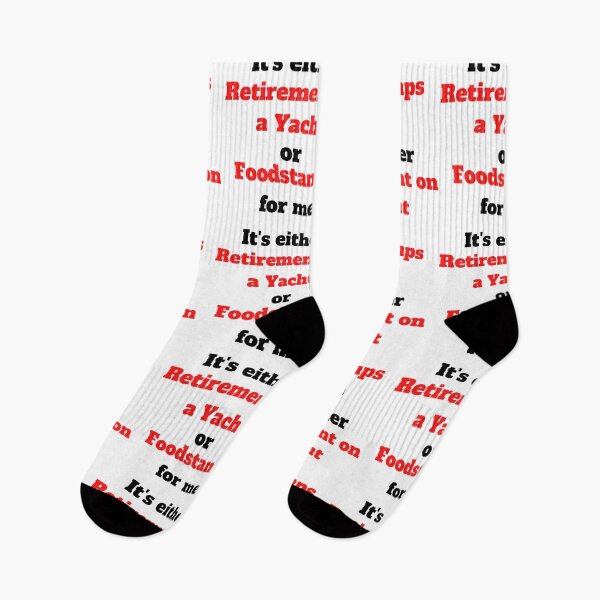 Item preview, It's either Retirement on a Yacht or Foodstamps for me - WSB Reddit Meme Design designed and sold by Beyond  Perception.