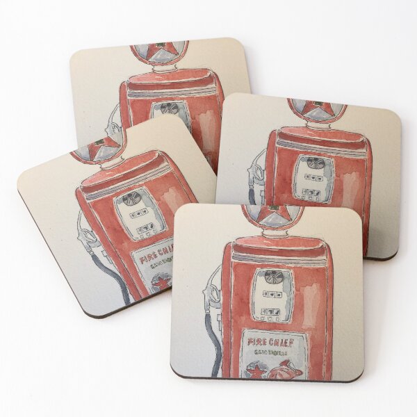 Item preview, Watercolor Vintage Gas Tank designed and sold by julie102561.