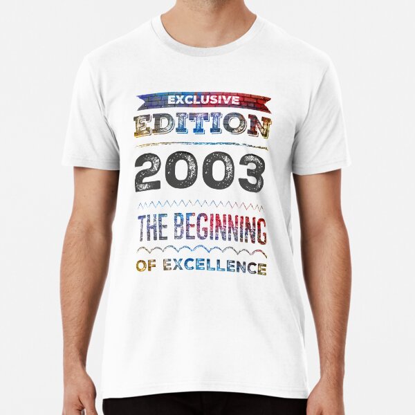 Made in 2003 t shirt Clearance