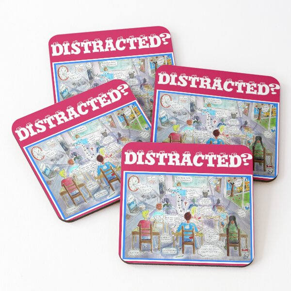 Item preview, ADHD symptoms illustration : what a classroom feels like to ADHD person. designed and sold by ErnestJoy.