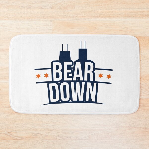 Item preview, Bear Down Navy & Orange Logo Wordmark designed and sold by Bear Creative.
