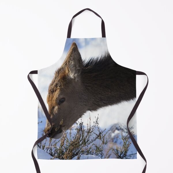Item preview, Red Deer Calf In The Snow designed and sold by rawshutterbug.
