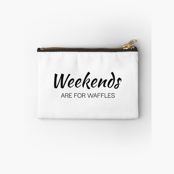 Aperçu de l'œuvre Les week-ends sont pour les gaufres, mon repas, les amateurs de gaufres, la nourriture créée et vendue par cyhdesign.