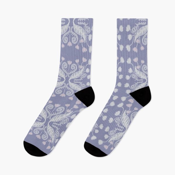 Item preview, Soft botanical pattern gray designed and sold by Anna Ratkevich.