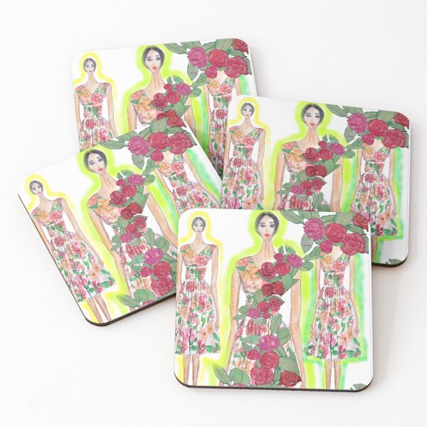 Item preview, FLORAL FASHION ILLUSTRATION  designed and sold by IvanaKada.