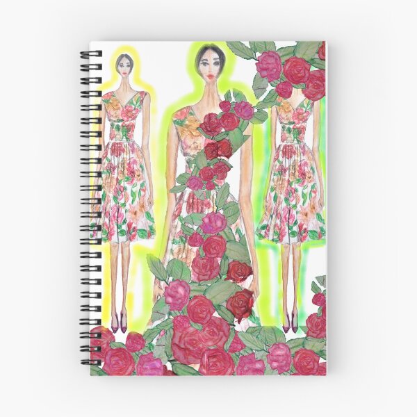 Item preview, FLORAL FASHION ILLUSTRATION  designed and sold by IvanaKada.