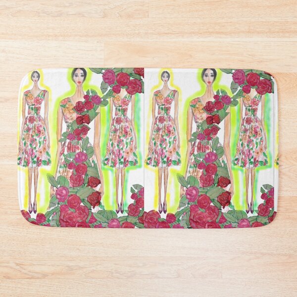 Item preview, FLORAL FASHION ILLUSTRATION  designed and sold by IvanaKada.