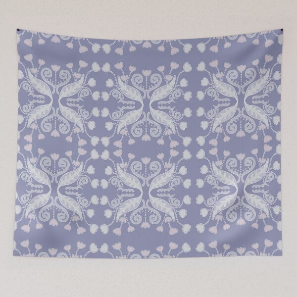 Item preview, Soft botanical pattern gray designed and sold by Anna Ratkevich.