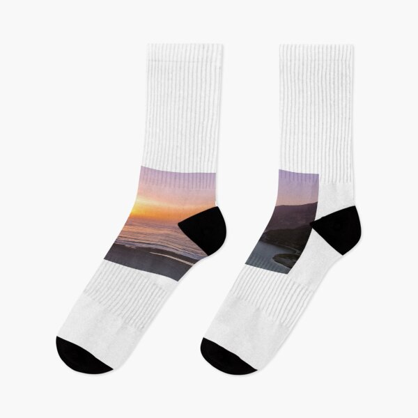 Item preview, Sunset over Little Sur River designed and sold by yhelfman.