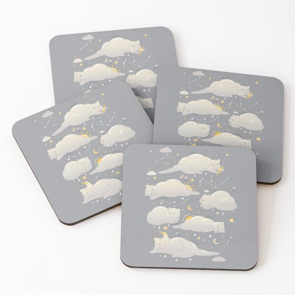 Item preview, Kitty clouds  designed and sold by Elenanaylor.